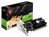 MSI GeForce GT 1030 4GD4 LP OC - Graphics card - GF GT 1030 - 4 GB DDR4 - PCI Express 3.0 x16 (x4 mode) low profile - HDMI, DisplayPort